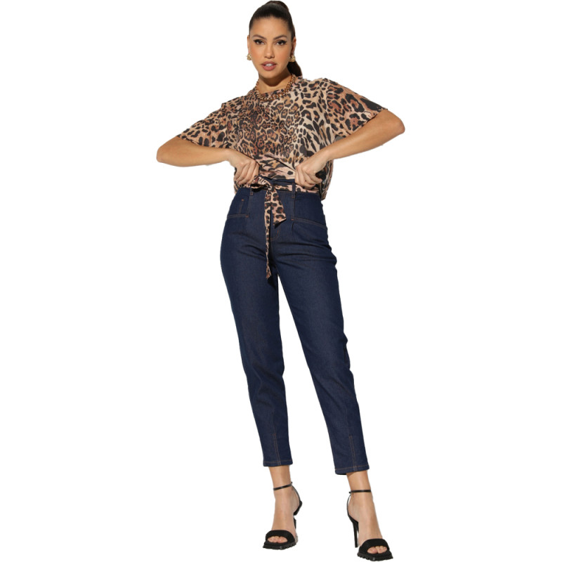 Calça clochard onça deals