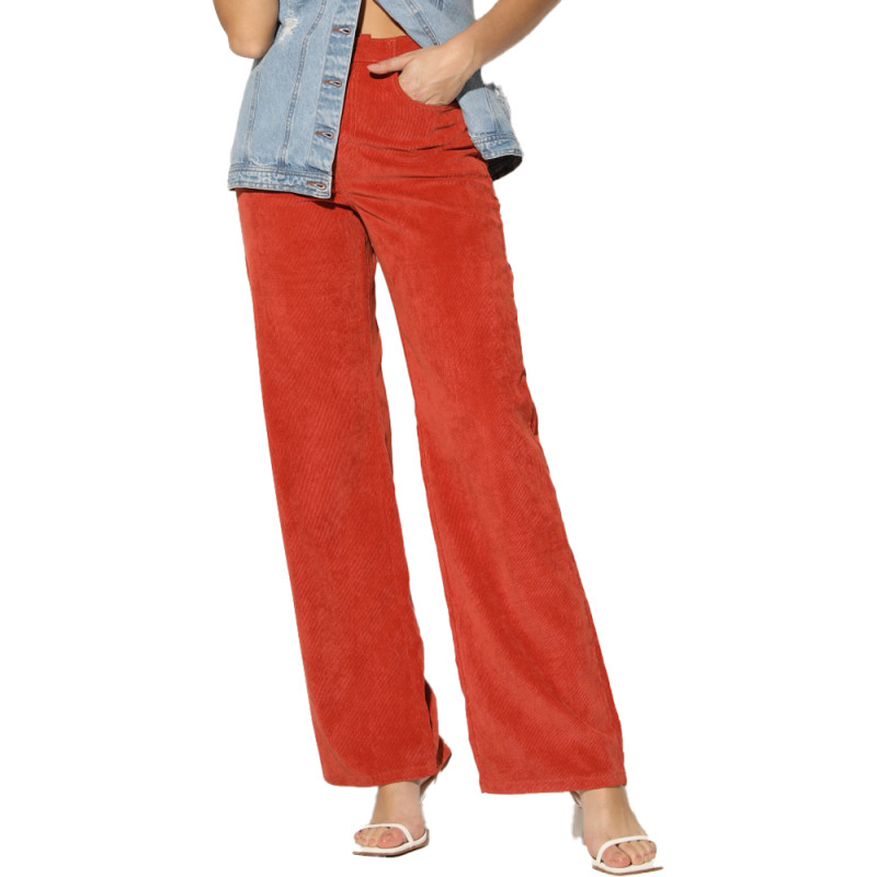 Calça jeans de veludo sales feminina