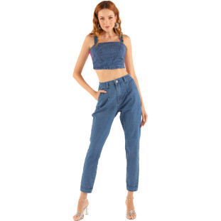 Calça Jeans Onça Preta Pences VE24 Azul Feminino