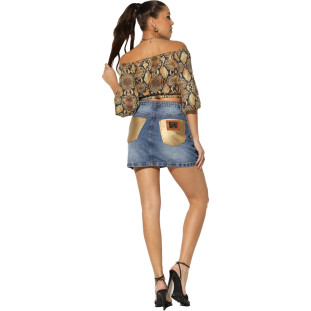 Blusa Onça Preta Piton I23 Marorm Feminino