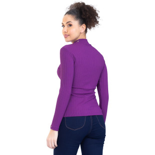 Blusa Onça Preta Basic IV23 Roxo Feminino