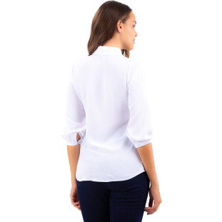 Camisa Onça Preta Tradicional Bordado VE24 Branco Feminino