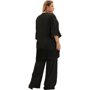 Kimono Onça Preta Curves Ve25 Preto Feminino