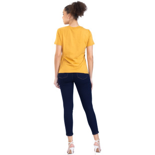 Tshirt Onça Preta Double Cool IV23 Amarelo Feminino