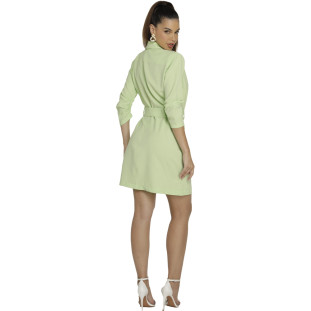 Vestido Onça Preta Alfaiataria 3/4 VE23 Verde Feminino