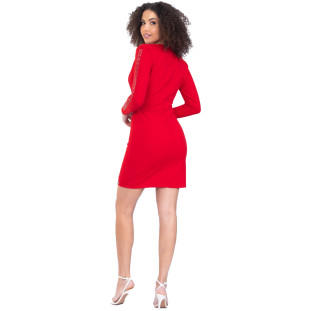 Vestido Onça Preta Nighttermo IV23 Vermelho Feminino