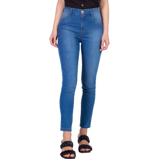 Calça Jeans Onça Preta Skinny Basic AV22 Azul Feminino