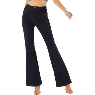 Calça Jeans Onça Preta Flare Basica VE24 Azul Feminino