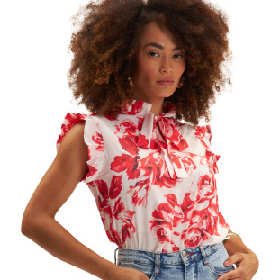 Blusa Onça Preta Estampada Laco Ve25 Rosa Feminino