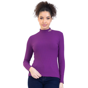 Blusa Onça Preta Basic IV23 Roxo Feminino