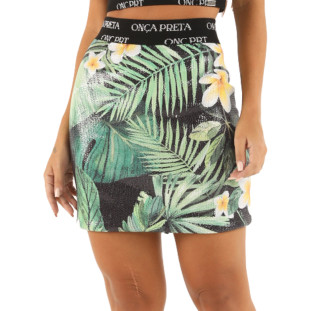 Saia Onça Preta Red Gardem VE24 Preto Feminino