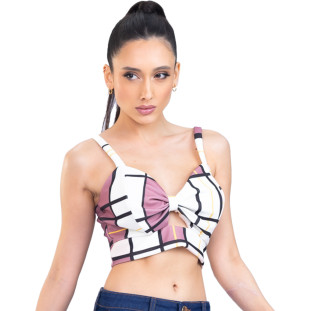 Top Onça Preta Laco PR23 Off White Feminino