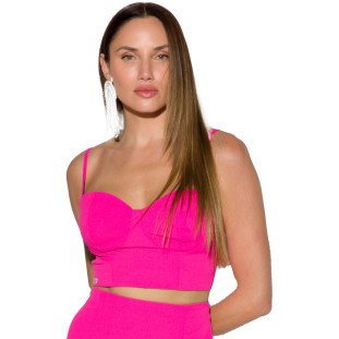 Top Onça Preta Alca In24 Rosa Feminino