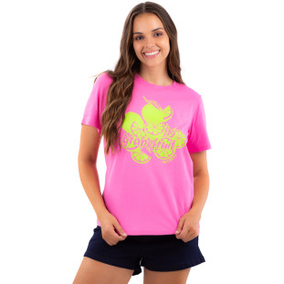 T-Shirt Onça Preta Basica Grape Fruit VE24 Rosa Feminino
