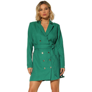 Vestido Onça Preta Blazer IN23 Verde Feminino