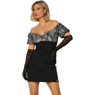 Vestido Onça Preta Laco IN23 Preto Feminino