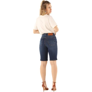 Pedalada Jeans Onça Preta VE24 Azul Feminino