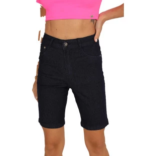 Pedalada Jeans Onça Preta Basica AV24 Azul Feminino