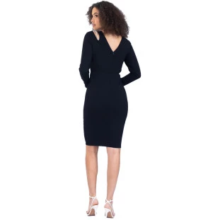 Vestido Onça Preta Midirecortesplumas IV23 Preto Feminino