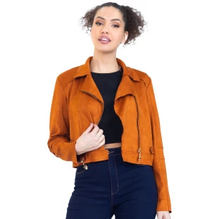 Jaqueta Onça Preta Perfecto Boho IV23 Bege Feminino