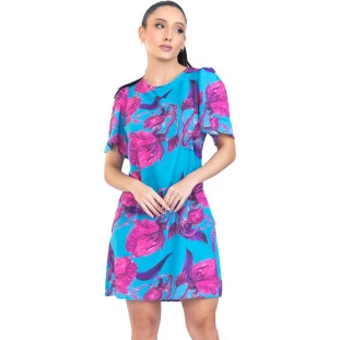 Vestido Onça Preta Tshirt Gode PR23 Verde Feminino