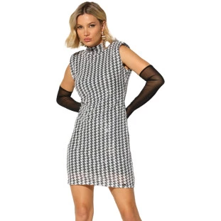 Vestido Onça Preta Maxi Tee Paete I23 Branco Feminino